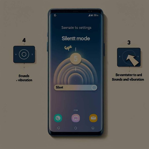 Comment activer le mode silencieux sur Samsung ?